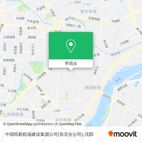 中国民航机场建设集团公司(东北分公司)地图