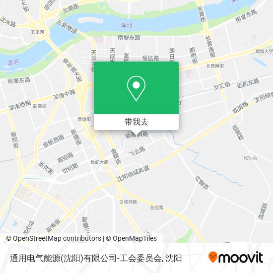通用电气能源(沈阳)有限公司-工会委员会地图