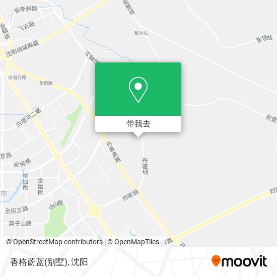 香格蔚蓝(别墅)地图