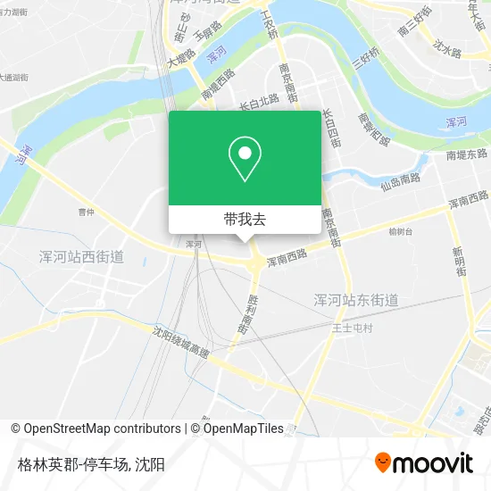 格林英郡-停车场地图