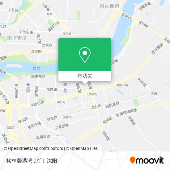 格林馨港湾-北门地图