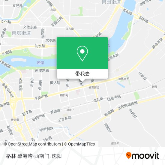 格林·馨港湾-西南门地图