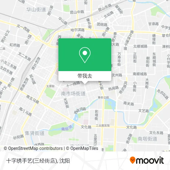 十字绣手艺(三经街店)地图