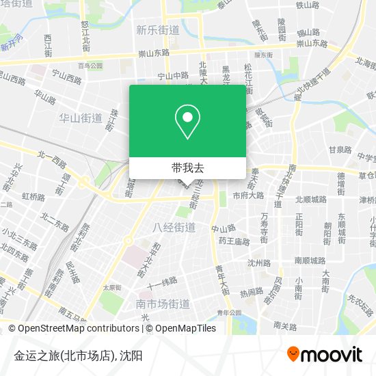 金运之旅(北市场店)地图