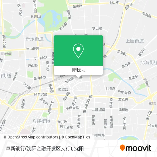 阜新银行(沈阳金融开发区支行)地图