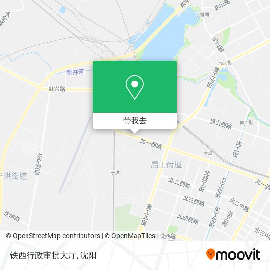 铁西行政审批大厅地图