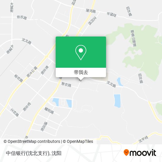 中信银行(沈北支行)地图