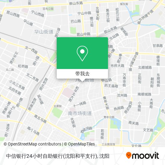 中信银行24小时自助银行(沈阳和平支行)地图