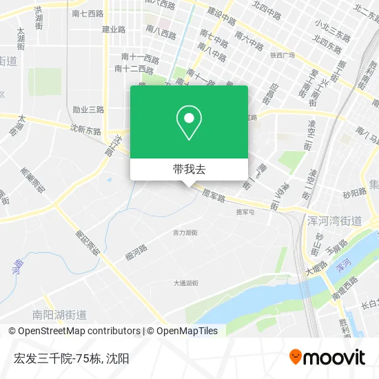 宏发三千院-75栋地图