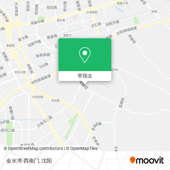 金水湾-西南门地图