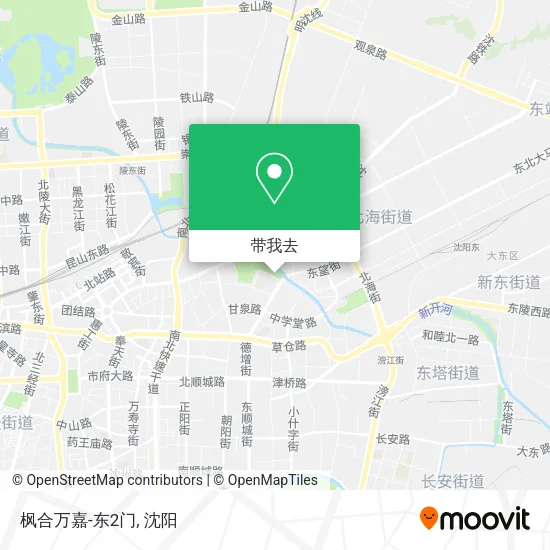 枫合万嘉-东2门地图