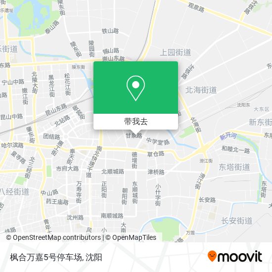 枫合万嘉5号停车场地图