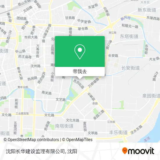 沈阳长华建设监理有限公司地图