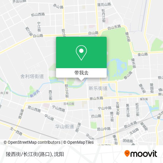 陵西街/长江街(路口)地图