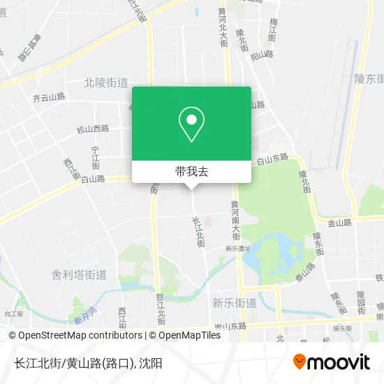 长江北街/黄山路(路口)地图