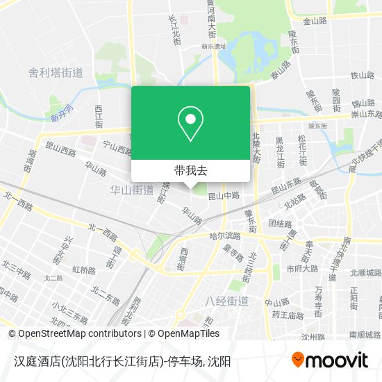 汉庭酒店(沈阳北行长江街店)-停车场地图
