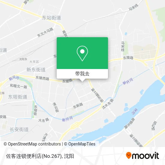 佐客连锁便利店(No.267)地图