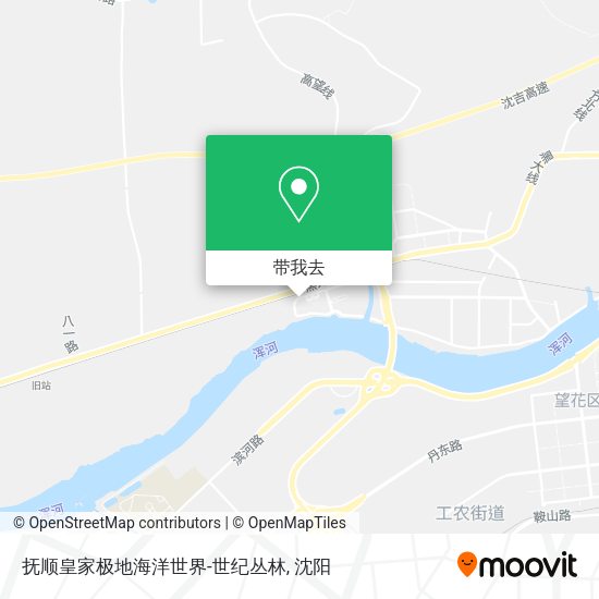 抚顺皇家极地海洋世界-世纪丛林地图