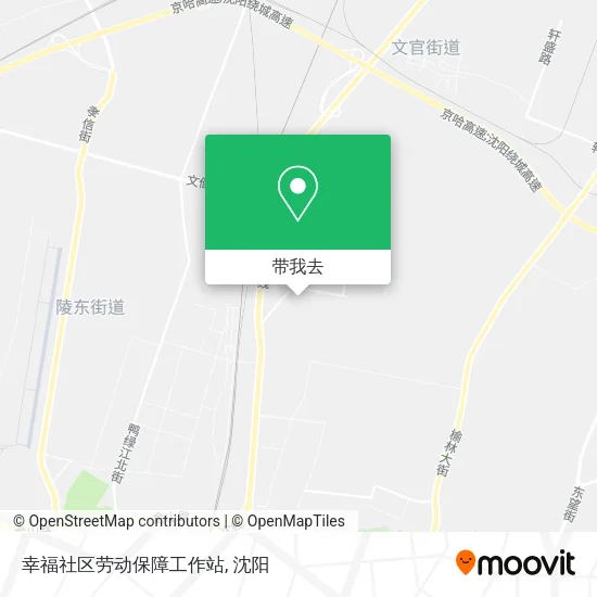 幸福社区劳动保障工作站地图