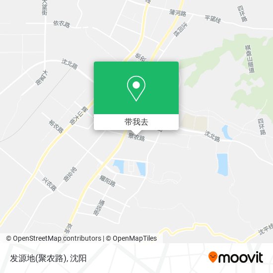 发源地(聚农路)地图