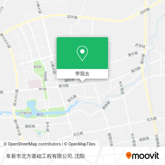 阜新市北方基础工程有限公司地图