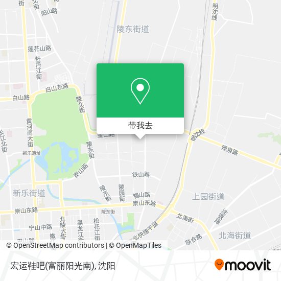 宏运鞋吧(富丽阳光南)地图