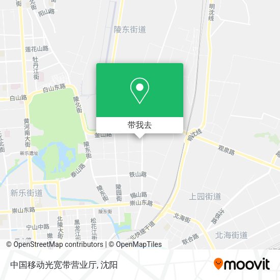 中国移动光宽带营业厅地图