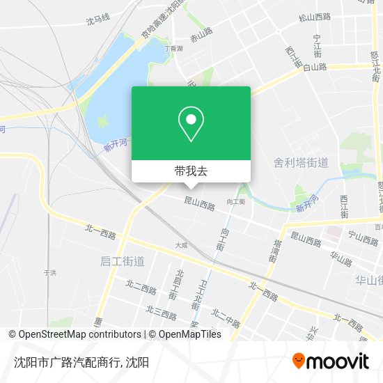 沈阳市广路汽配商行地图