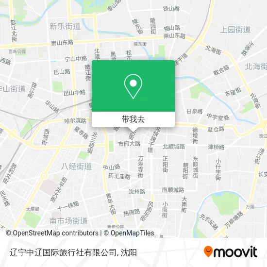 辽宁中辽国际旅行社有限公司地图