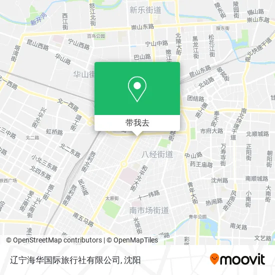 辽宁海华国际旅行社有限公司地图