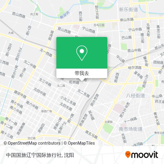 中国国旅辽宁国际旅行社地图