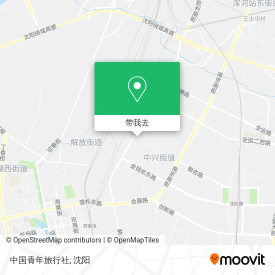 中国青年旅行社地图
