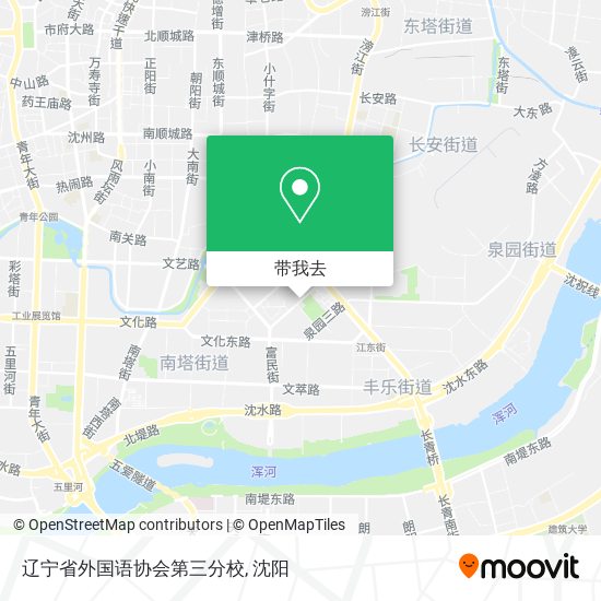 辽宁省外国语协会第三分校地图