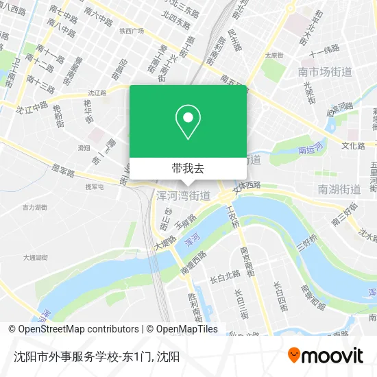 沈阳市外事服务学校-东1门地图