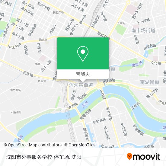 沈阳市外事服务学校-停车场地图
