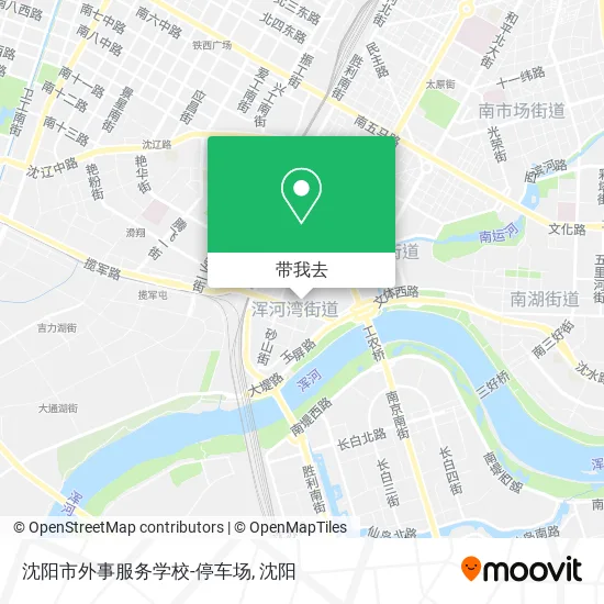 沈阳市外事服务学校-停车场地图
