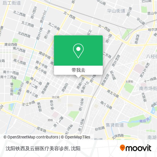 沈阳铁西及云丽医疗美容诊所地图