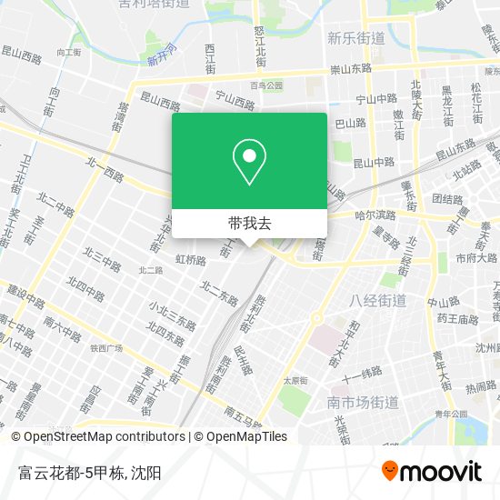 富云花都-5甲栋地图
