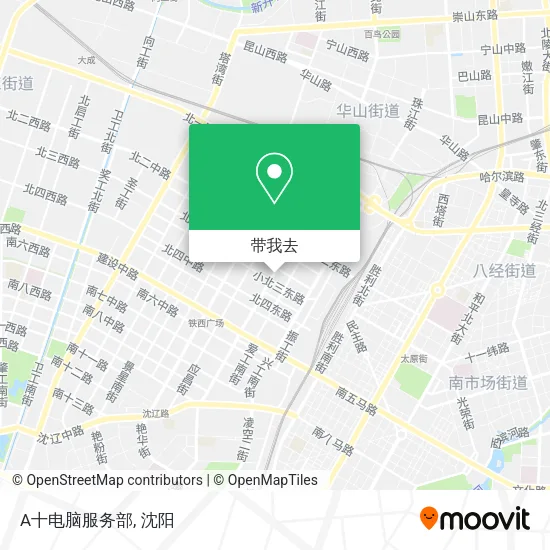 A十电脑服务部地图