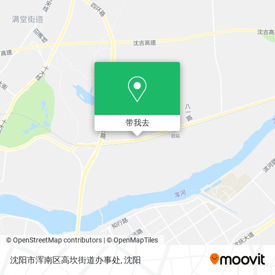 沈阳市浑南区高坎街道办事处地图