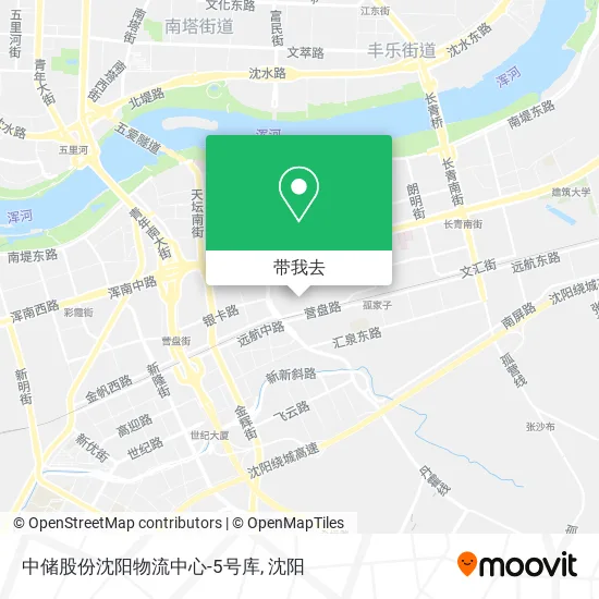 中储股份沈阳物流中心-5号库地图