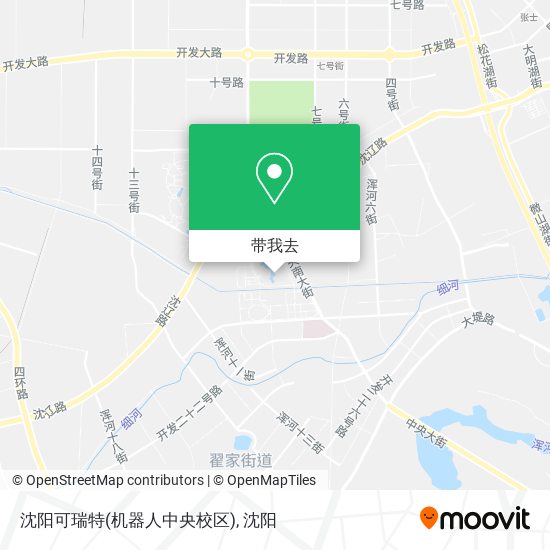 沈阳可瑞特(机器人中央校区)地图
