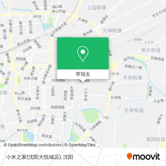 小米之家(沈阳大悦城店)地图