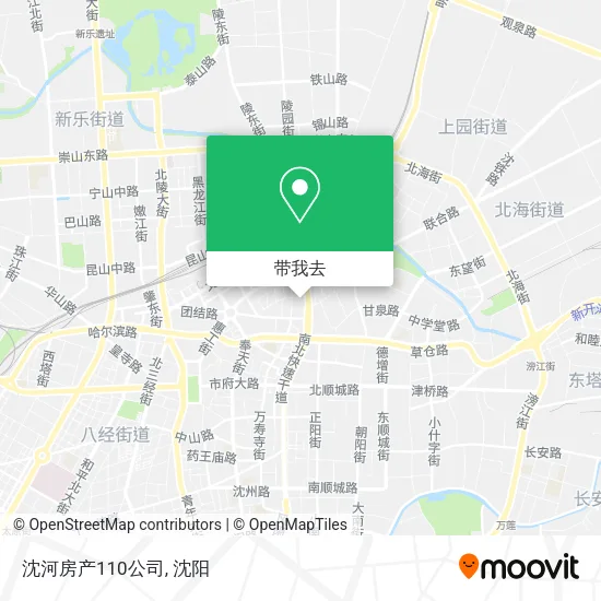 沈河房产110公司地图