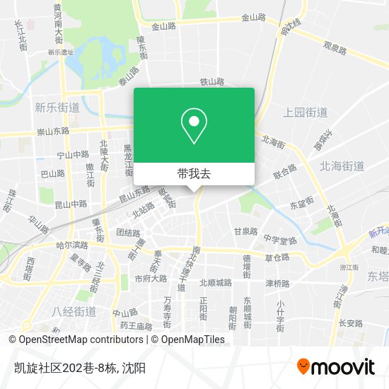 凯旋社区202巷-8栋地图