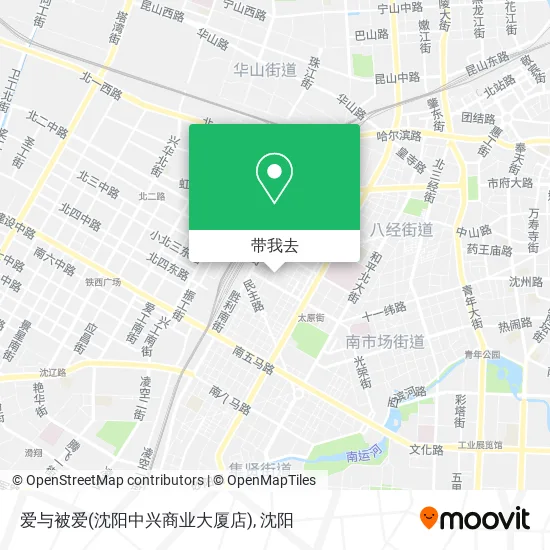 爱与被爱(沈阳中兴商业大厦店)地图