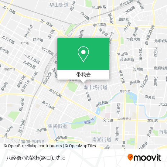 八经街/光荣街(路口)地图