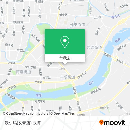 沃尔玛(长青店)地图