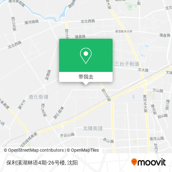 保利溪湖林语4期-26号楼地图