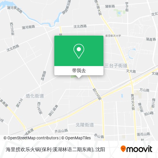 海里捞欢乐火锅(保利·溪湖林语二期东南)地图